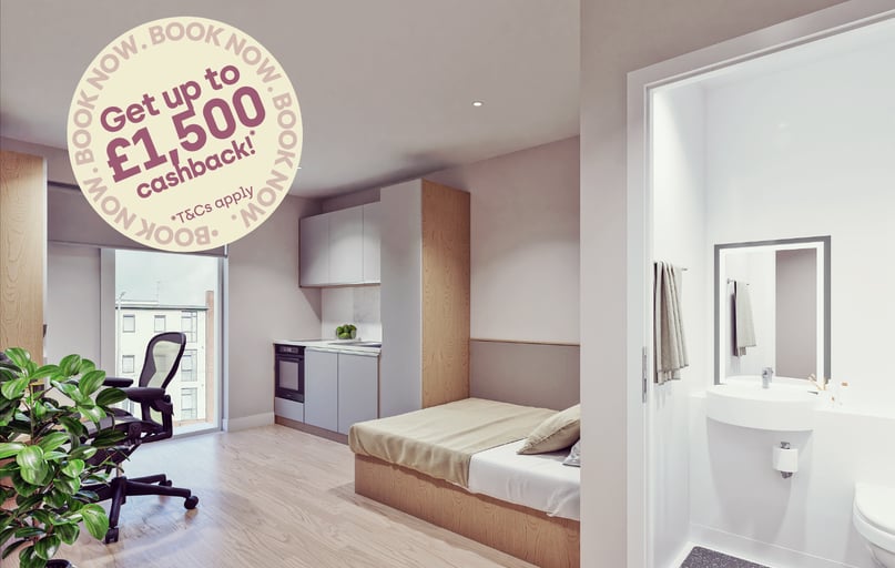Deluxe Studio, Beckton House, Station Road, Beeston, Nottingham - Image 1